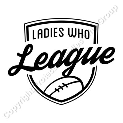 Ladies Who League Logo Black