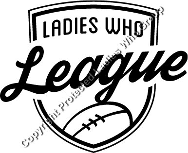 Ladies Who League Logo Black